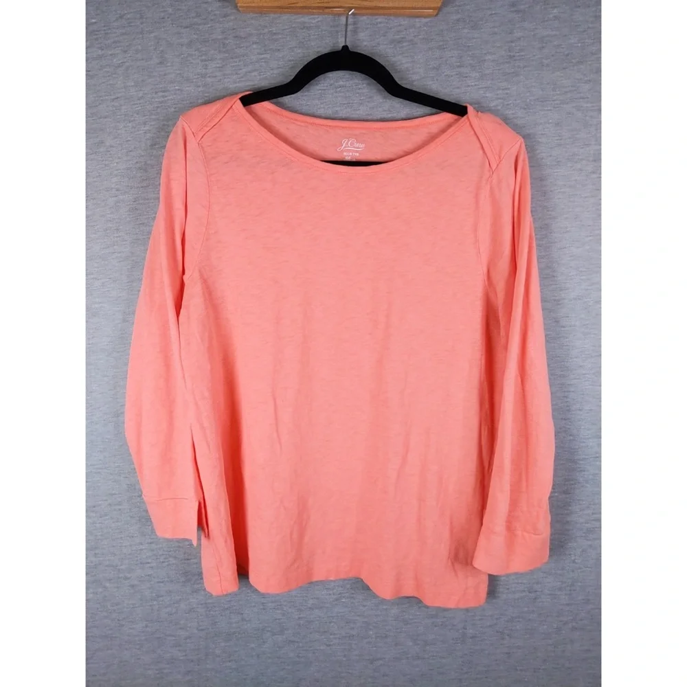 👯‍♀️Host Pick⚡️ J. Crew Boatneck Painter Slub Tee - Picture 4 of 10